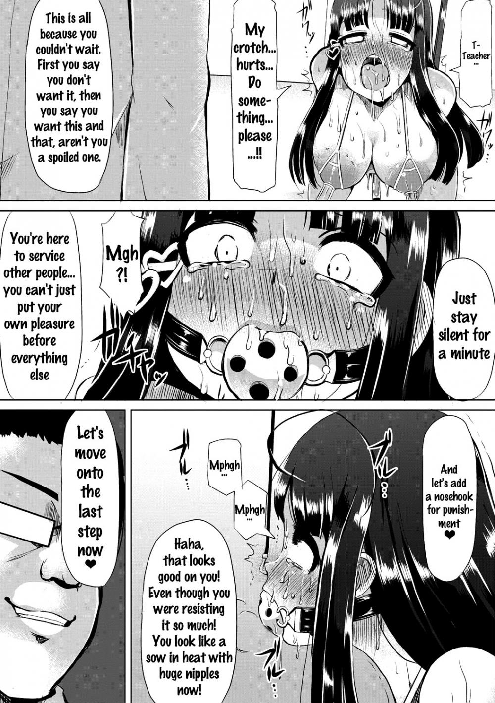 Hentai Manga Comic-A Large Breasted Honor Student Makes The Big Change to Perverted Masochist-Chapter 2-8